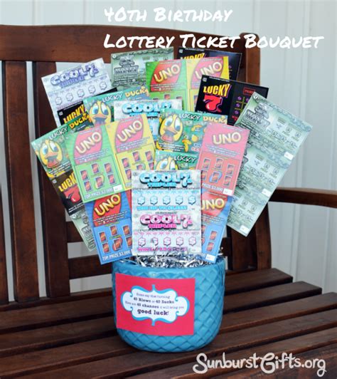 How to Make Creative Lottery Ticket Baskets .
